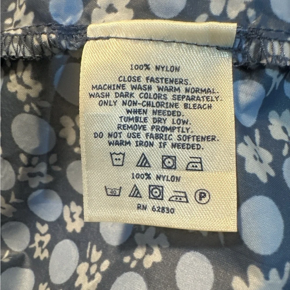 Lands' End Kids Blue Floral Jacket